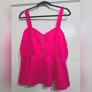 Hot pink Tank Top